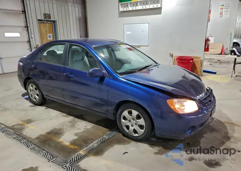 2006 Kia Spectra Lx из США, поврежденный, VIN KNAFE122465315053